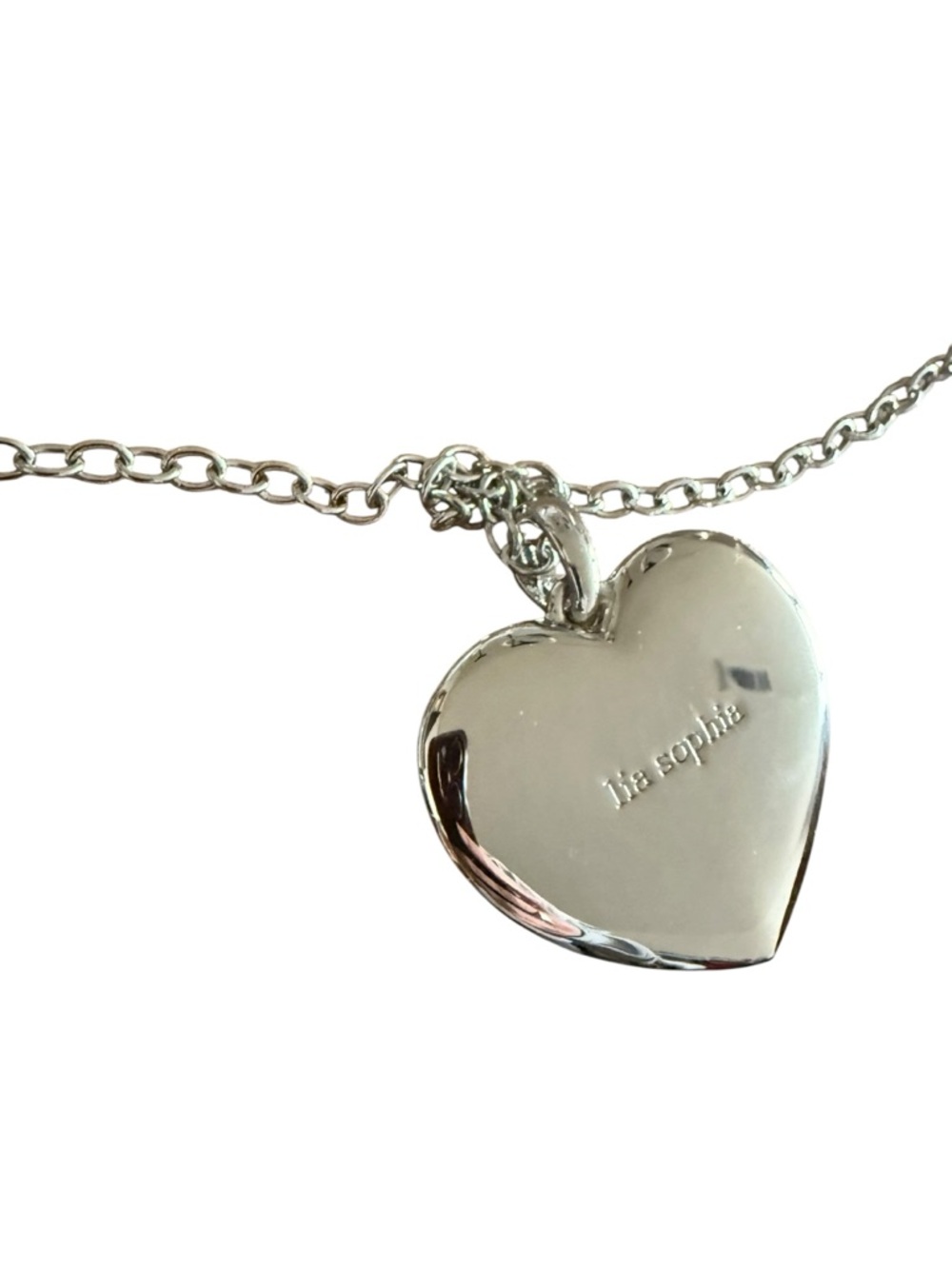 Lia Sophia Yellow Druzy Heart Pendant Necklace - Picture 7 of 7